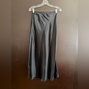 Reformation Black Layla Skirt